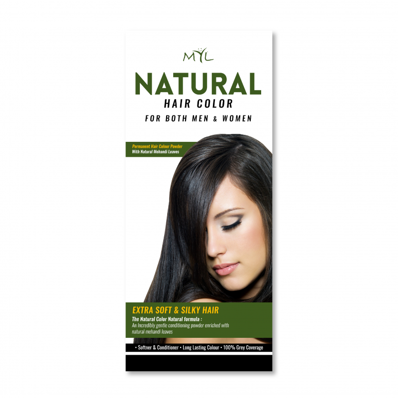MYL Natural Hair Color Black